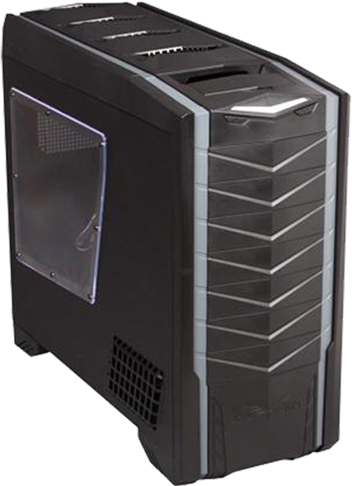 Silverstone Raven Series Rv03b-wa Matte Black With - Corsair Carbide 300r Midi Tower (750x750), Png Download