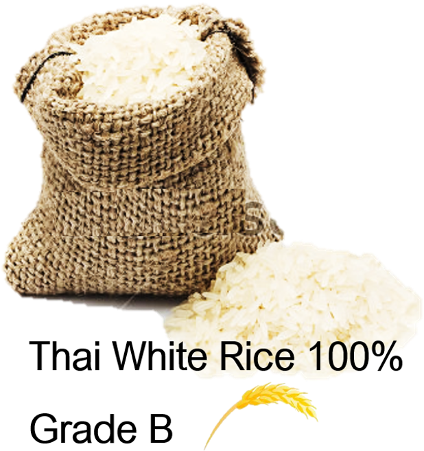 Thai White Rice 100% Grade A - Barley (718x713), Png Download