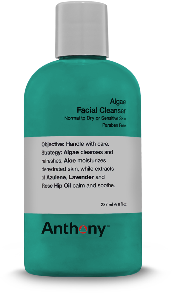 Anthony Logistics For Men Algae Facial Cleanser - Cleanser (1024x1024), Png Download