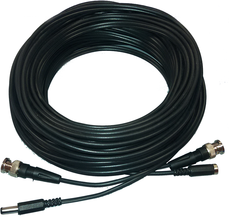Cctv Cable Cámara 18 Mts Con Alimentación - Usb Cable (800x800), Png Download