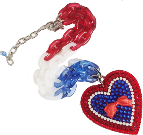 Candy Heart Necklace - Chain (600x577), Png Download