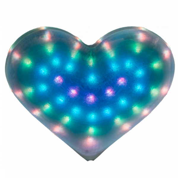 2018 Mini Heart Francis Li "groovy" - Transparent Background Cartoon Heart (600x600), Png Download