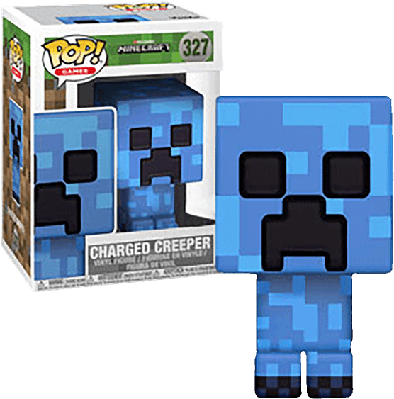 Funko Pop Minecraft Charged Creeper (600x600), Png Download