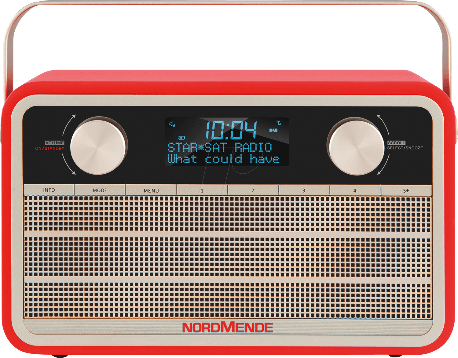 Dab /fm Radio, Red Nordmende 78 3001 - Nordmende Transita 100 (1499x1173), Png Download