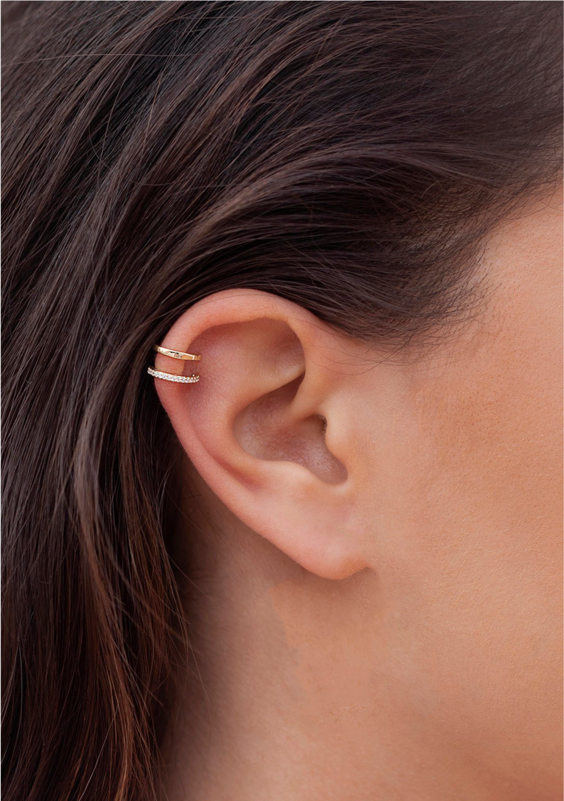 Jade Pave Ear Cuff - Body Jewelry (1600x1600), Png Download