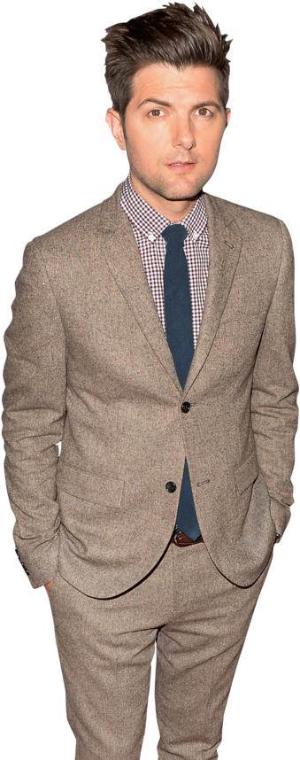 Adam Scott On A - Formal Wear (1420x946), Png Download