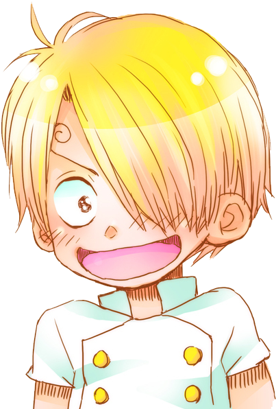 Sanji Cute (600x600), Png Download
