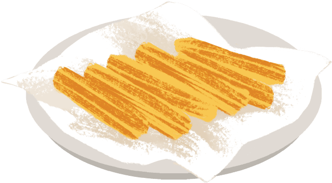 So-cal Churros - Chicken Nugget (800x640), Png Download