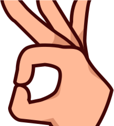 Peace Sign Clipart Ok Hand Sign (640x480), Png Download