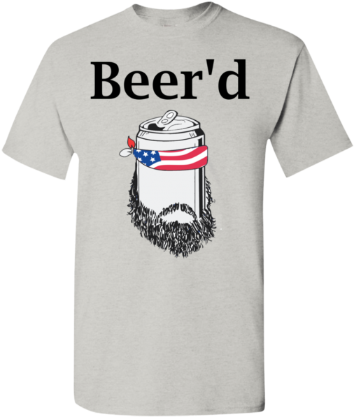 Beer D Beard Funny T Shirt Lapommenyc - Shirt (600x600), Png Download