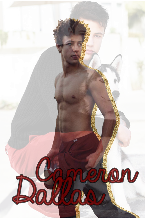 24 Images About Cameron Dallas💋💋💚 On We Heart It - Barechested (500x750), Png Download