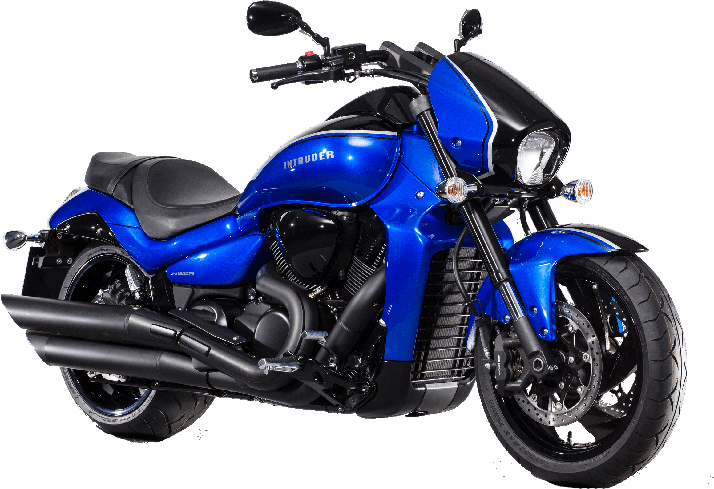 Intruder Pearl Vigor Blue Glass Sparkle Black Front34 - Intruder 4k (3000x2200), Png Download