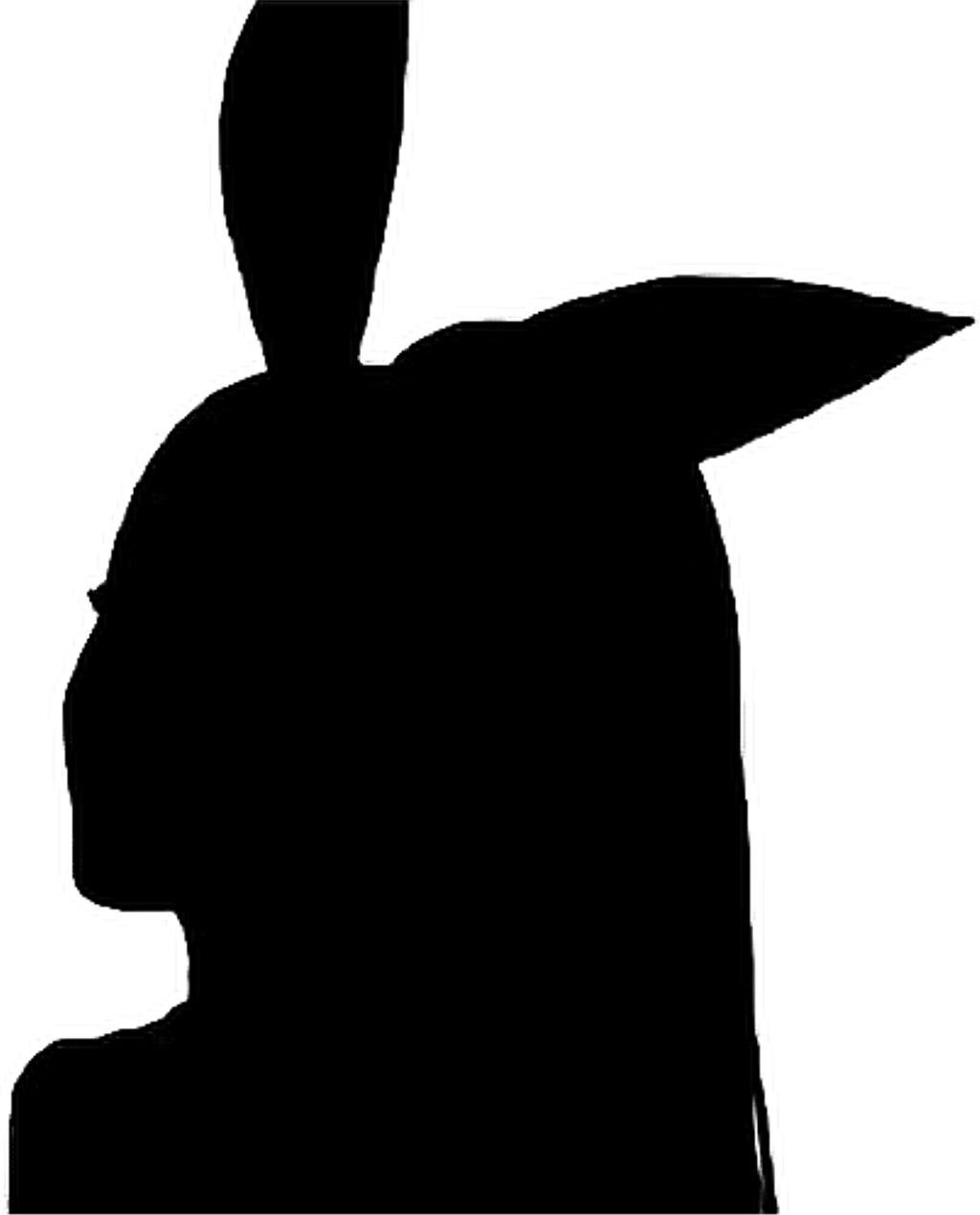 #sticker #freetoedit #arianagrande #dangerous Woman - Ariana Grande Dangerous Woman Silhouette (1024x1269), Png Download