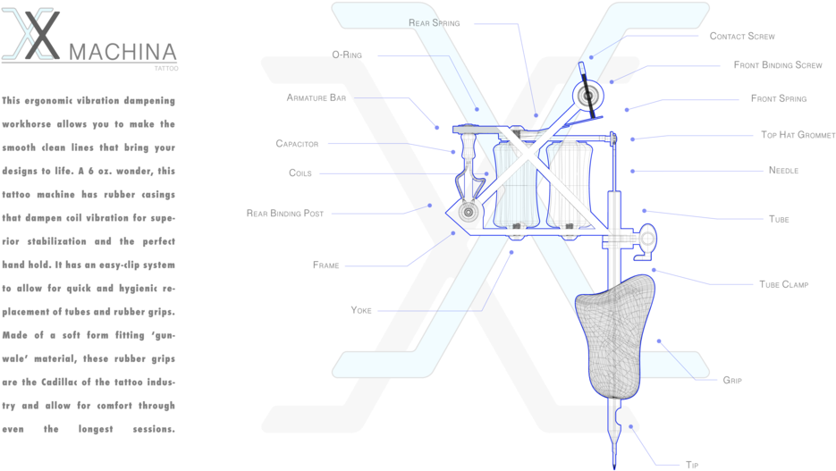 Tatoo Machine Img09 - Graphic Design (1000x566), Png Download