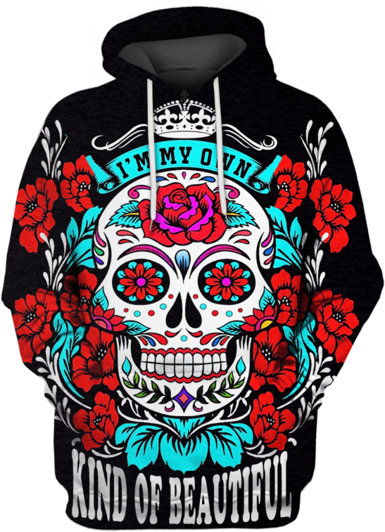 3d Halloween Skull Hoodie - League Of Legends Jacket Katarina (800x799), Png Download