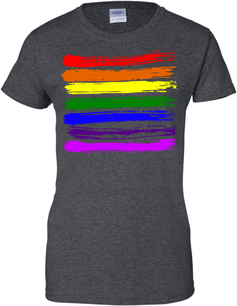 Lgbt Gay Pride Flag 2018 Apparel - T-shirt (1024x1024), Png Download