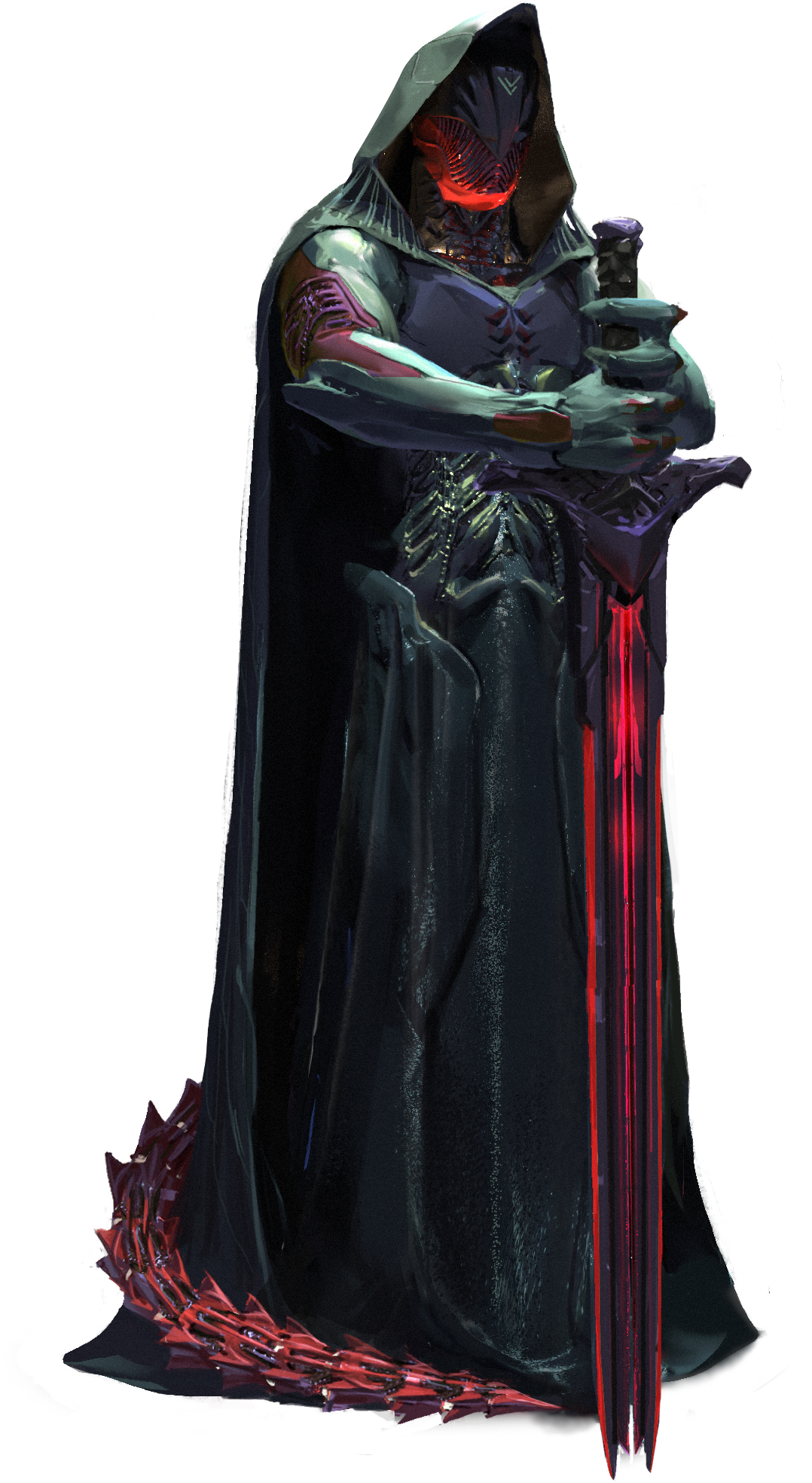 Since The Knight Has Existed For Almost Two Centuries, - Sci Fi Cloaked (1077x2006), Png Download