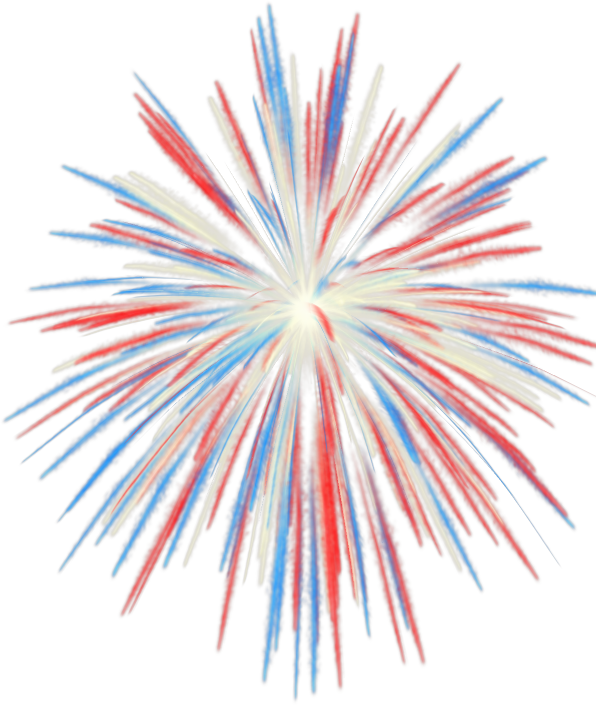 De Nuria D • Publicado En Fuegos Artificiales Png - Firework 4th Of July Clipart (596x705), Png Download