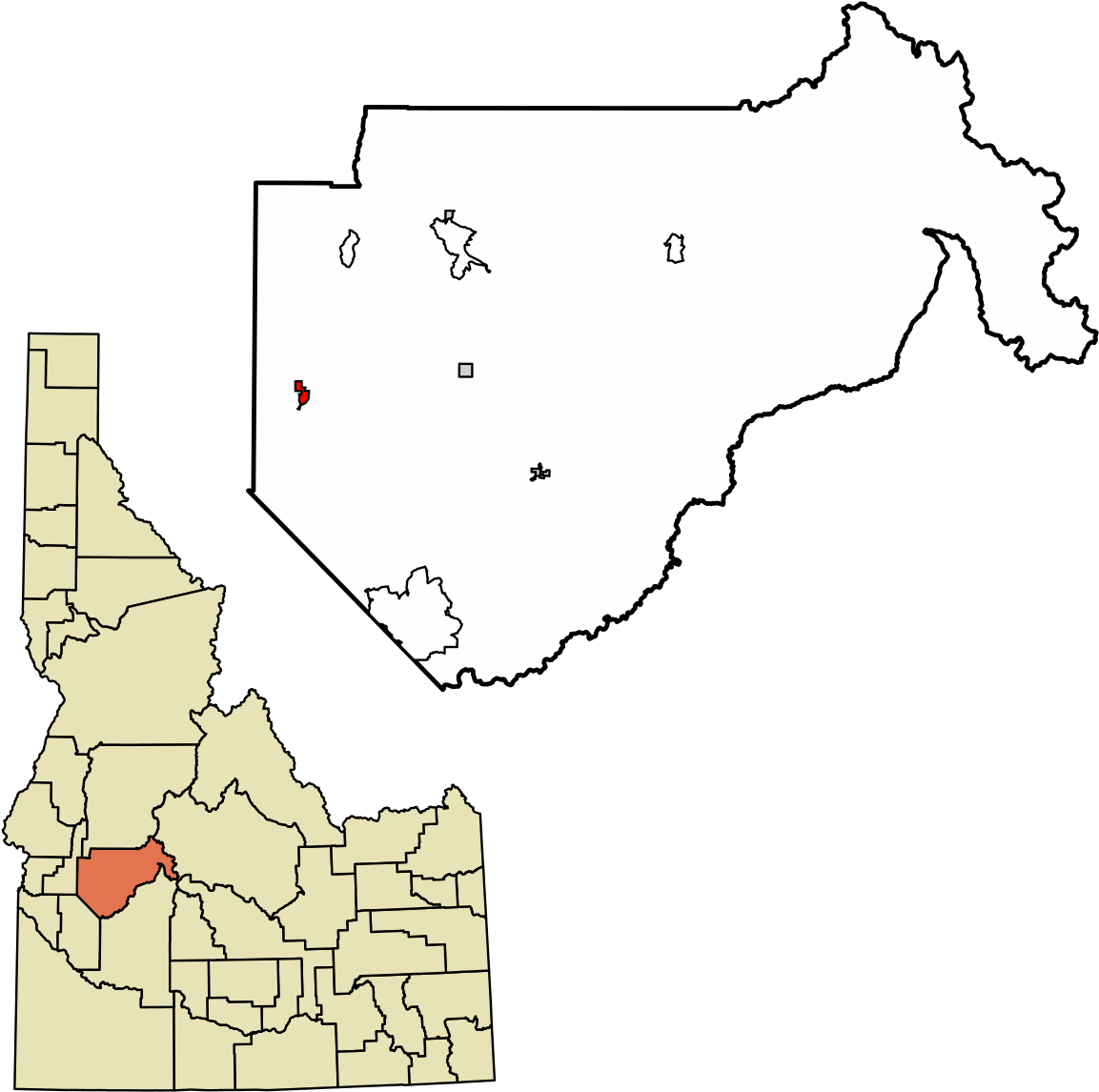 Horseshoe Bend, Idaho - Idaho (1200x1195), Png Download