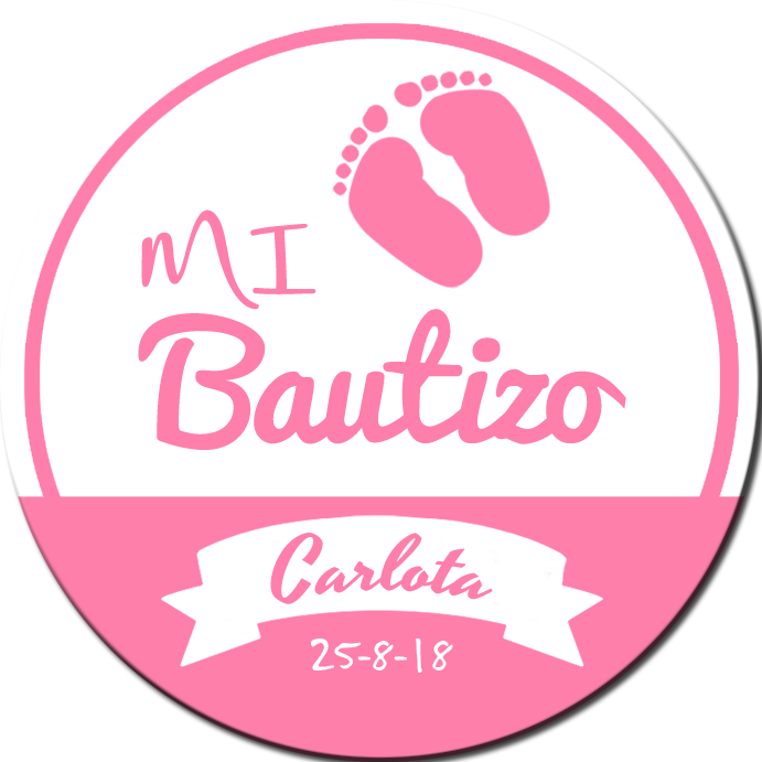 Bautizos - Label (691x691), Png Download