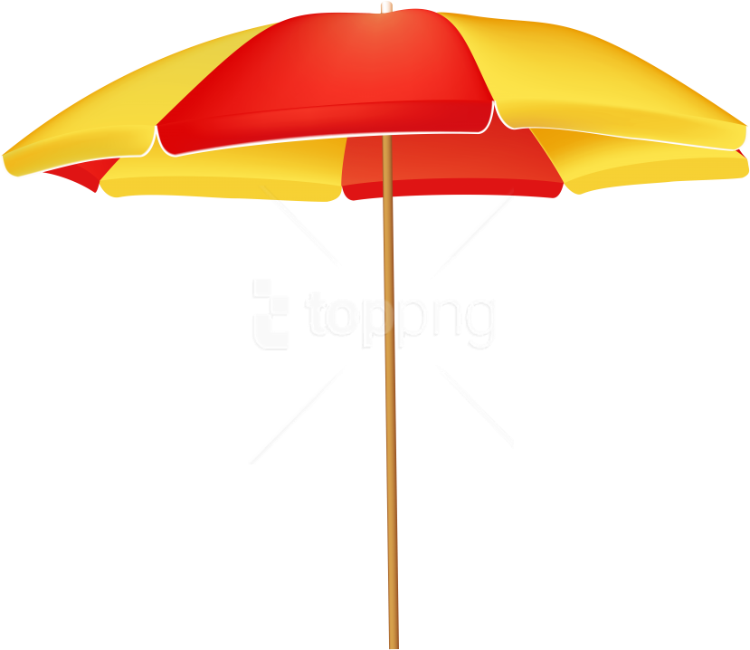 Free Png Download Beach Umbrella Clipart Png Photo - Beach Umbrella Png Clipart (850x736), Png Download