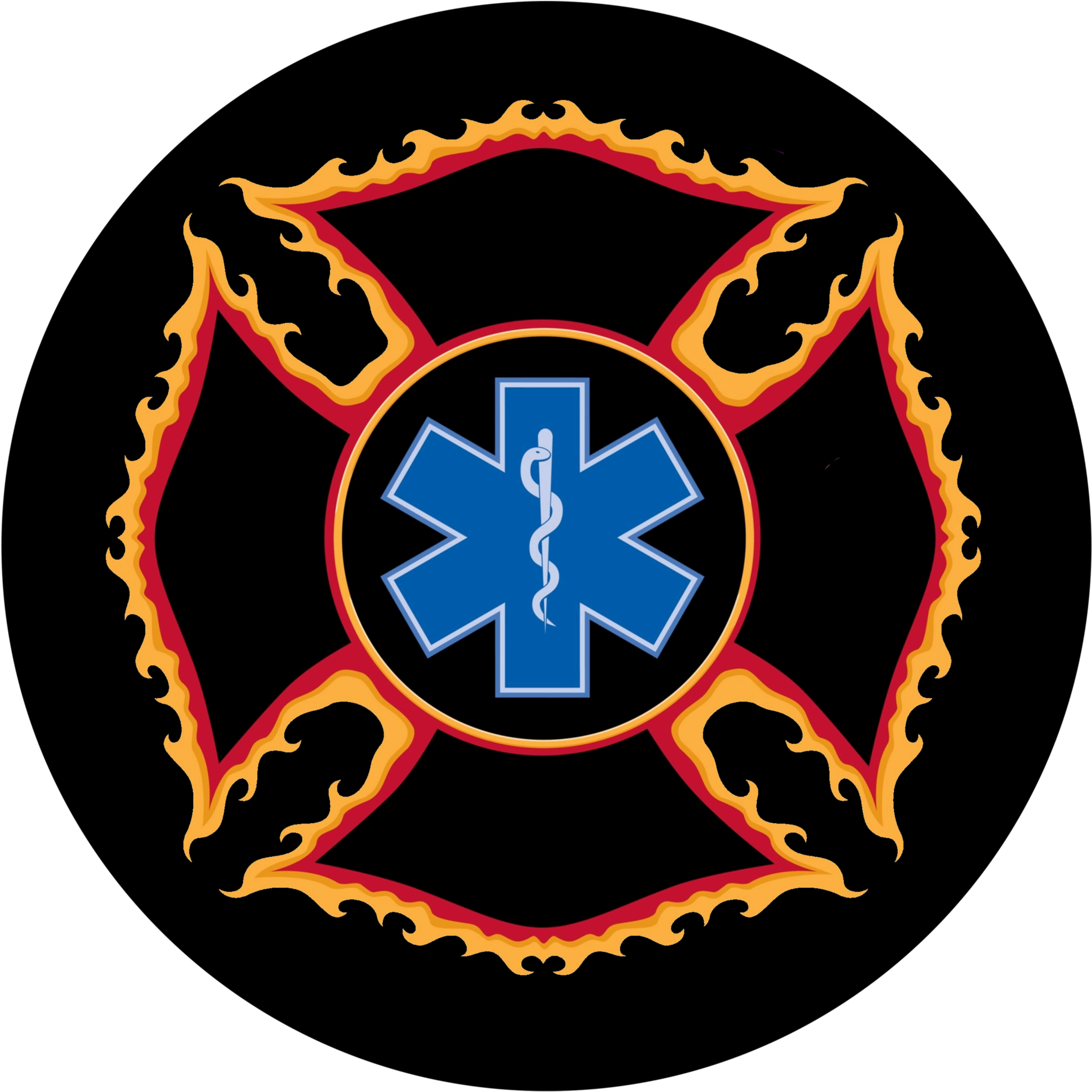 Ems Maltese Cross Pop Up Phone Grip - Firefighter Girlfriend Quotes (2048x2048), Png Download