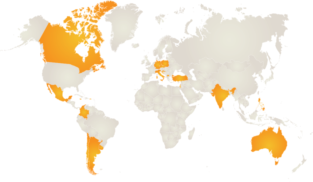 Tennis Around The World Map (1024x595), Png Download