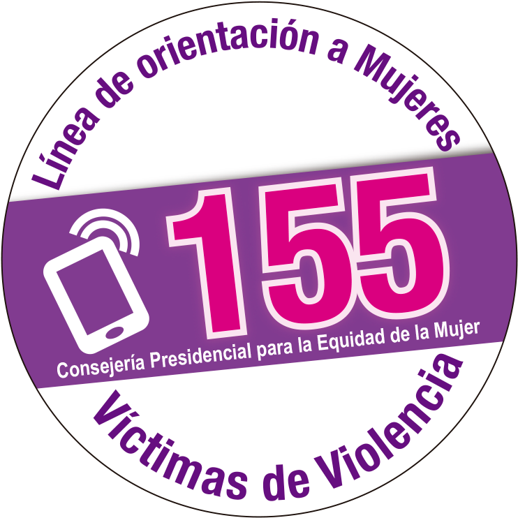 Linea - Linea Violencia Contra La Mujer (810x810), Png Download