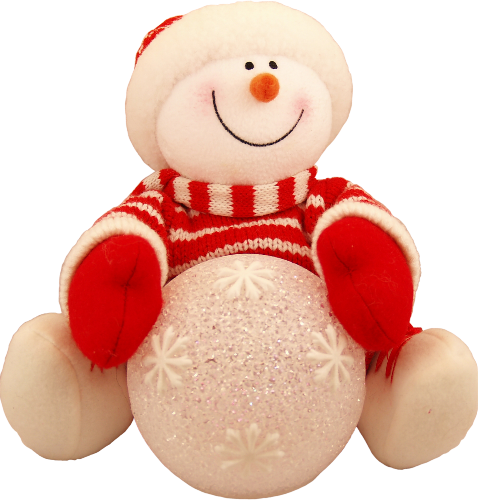 Muñeco De Nieve - Peluches De Navidad Png (1529x1600), Png Download