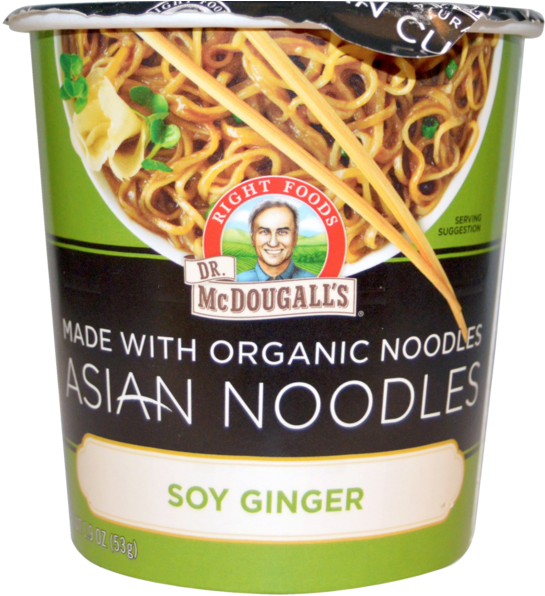 Mcdougall's Asian Noodles, Soy Ginger - Spaghetti (600x600), Png Download