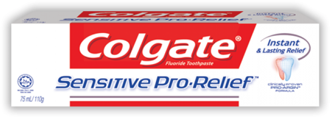 Colgate Sensitive Pro-relief Toothpaste 70gm Ndb - Carmine (700x700), Png Download
