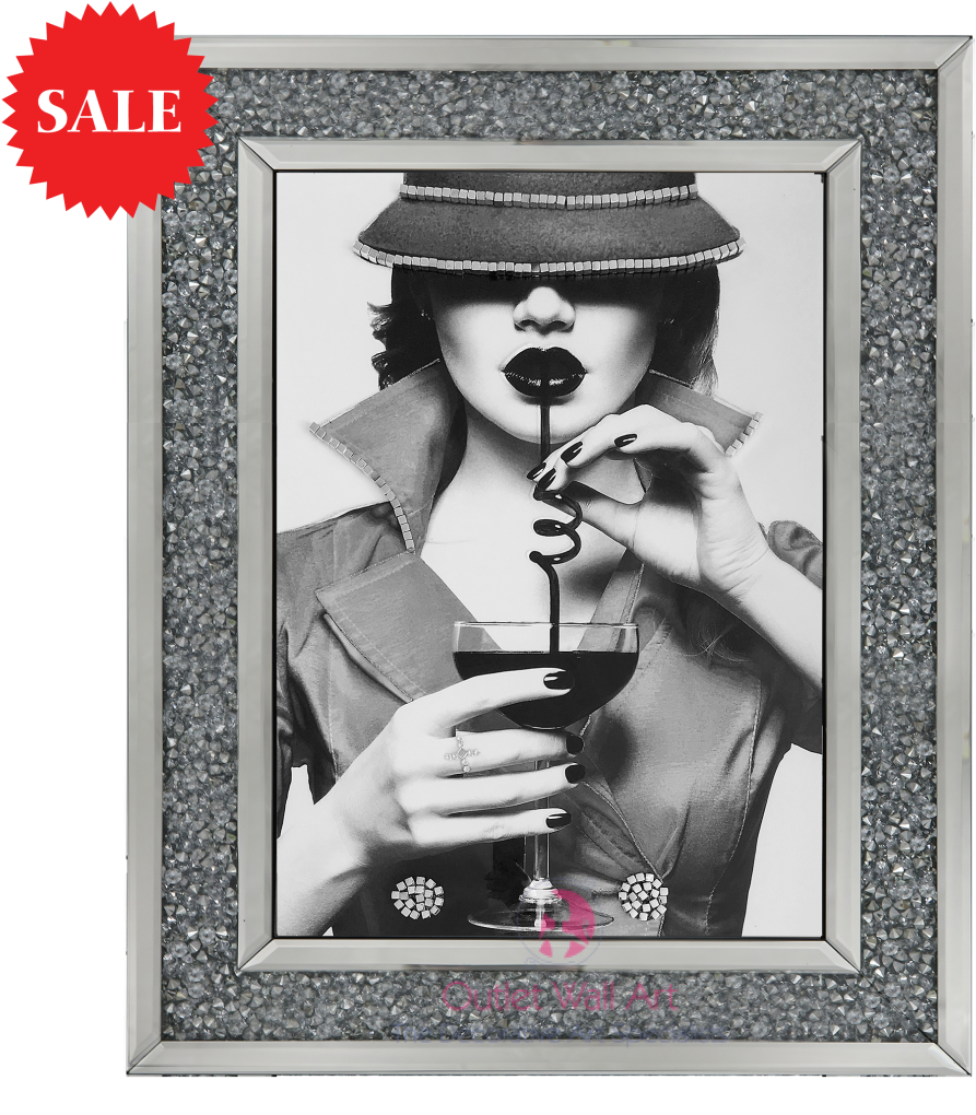 Milan Pose 3 Choice Of Frames 95cm X 75cm Diamond Crush - Picture Frame (1024x1024), Png Download