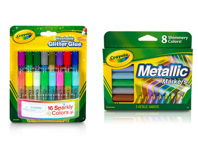 Combo 5 - Crayola Metallic Markers (640x640), Png Download