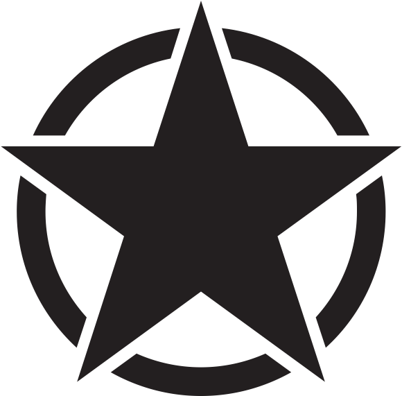 Us Army Star (600x600), Png Download