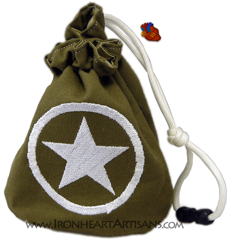 Us Army Green Star In Circle Dice Bag - Superhero Water Bottle Labels (800x800), Png Download