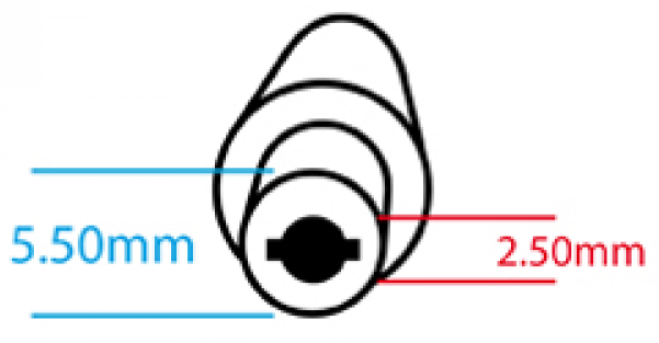 Laptop Ac Adapter - Schema Nabijeciho Konektoru Do Notebooku (600x600), Png Download