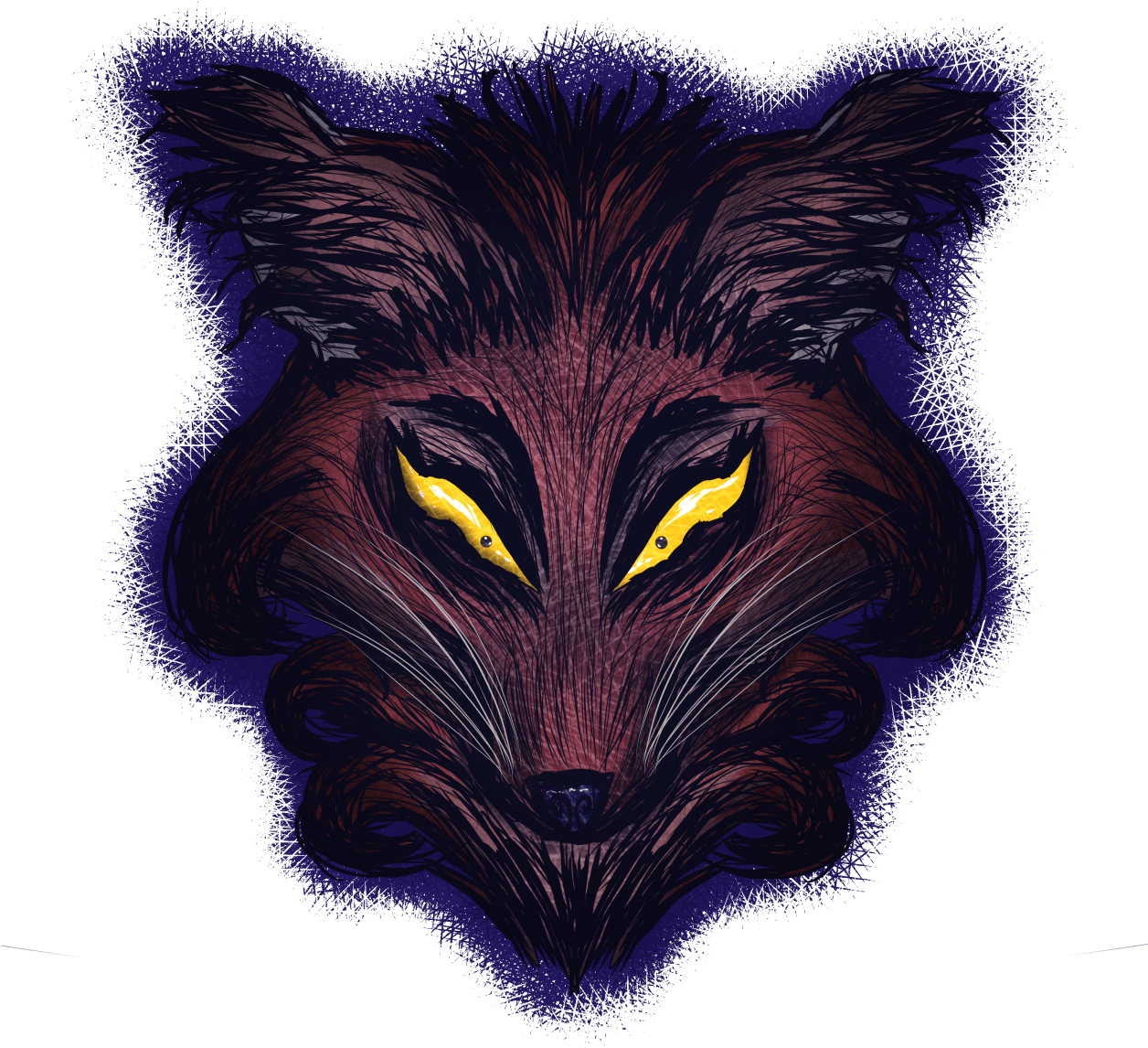 Cropped-fox - Bengal Tiger (1280x1280), Png Download