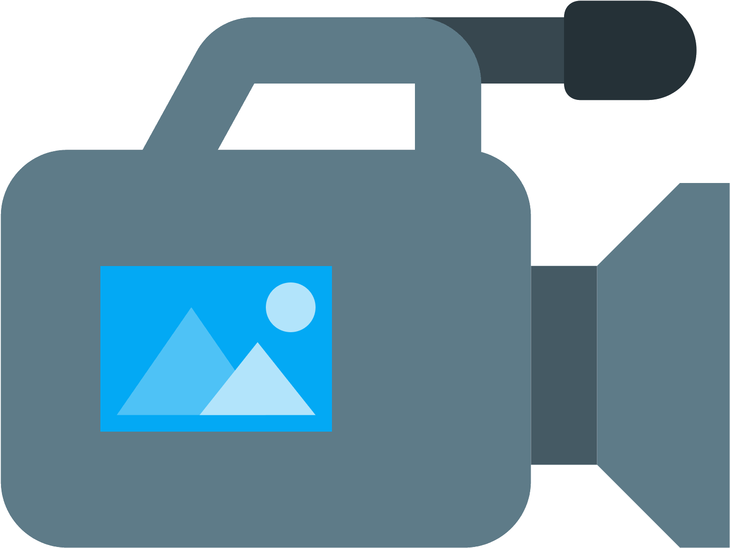 Video Camera Icon - Camcorder Icon Png (1600x1600), Png Download