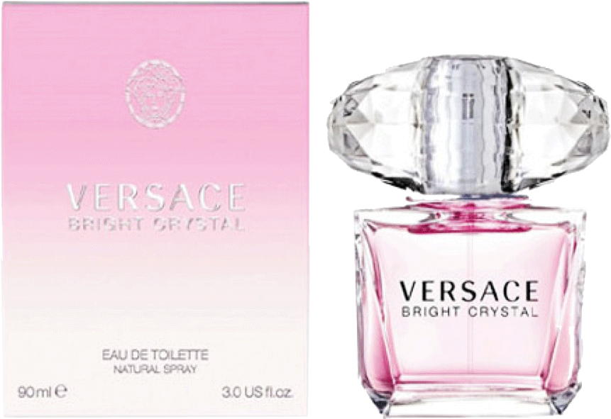 Versace Bright Crystal For Ladies Edt 90 Ml - Perfume (1000x1000), Png Download