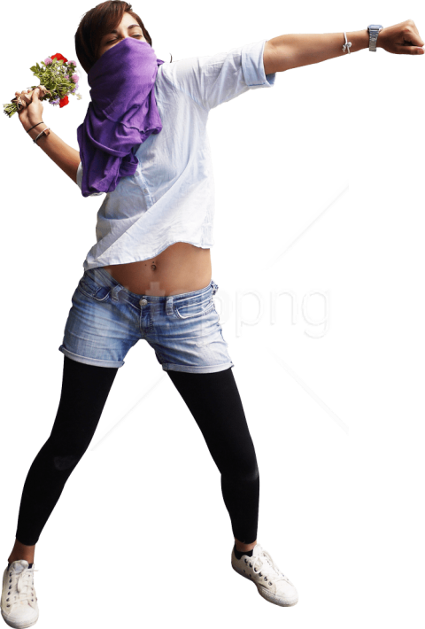 Free Png Flower Rebel Png Images Transparent - Flower People Png (480x710), Png Download