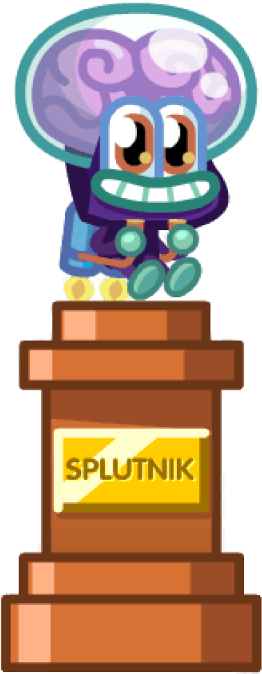 Splutnik The Zoshling Statue (400x980), Png Download