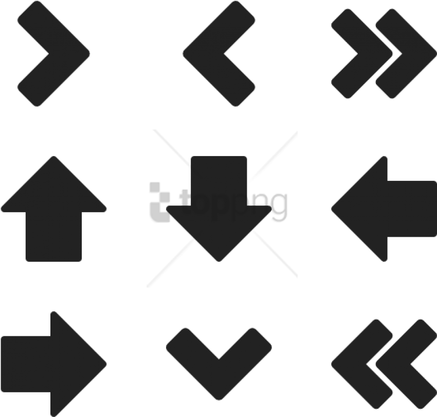 Free Png Arrow Icon Png Image With Transparent Background - Arrow Png (850x812), Png Download