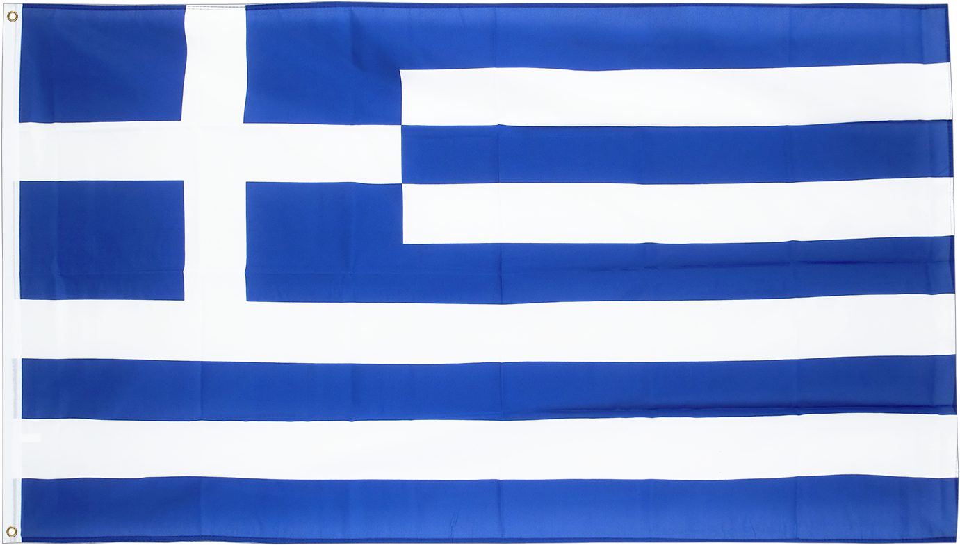 Sold Without Decoration - Drapeau De La Grece (1500x1000), Png Download