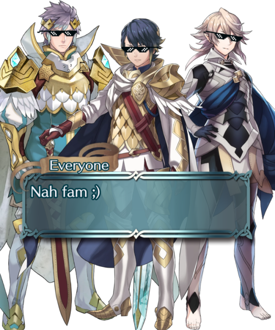 M Corrin, And Hrid Together Saying “are We Gay Yes - Fire Emblem Heroes Alfonse (540x648), Png Download