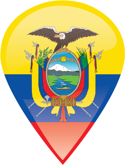 Markers - Ecuador Flag (750x750), Png Download