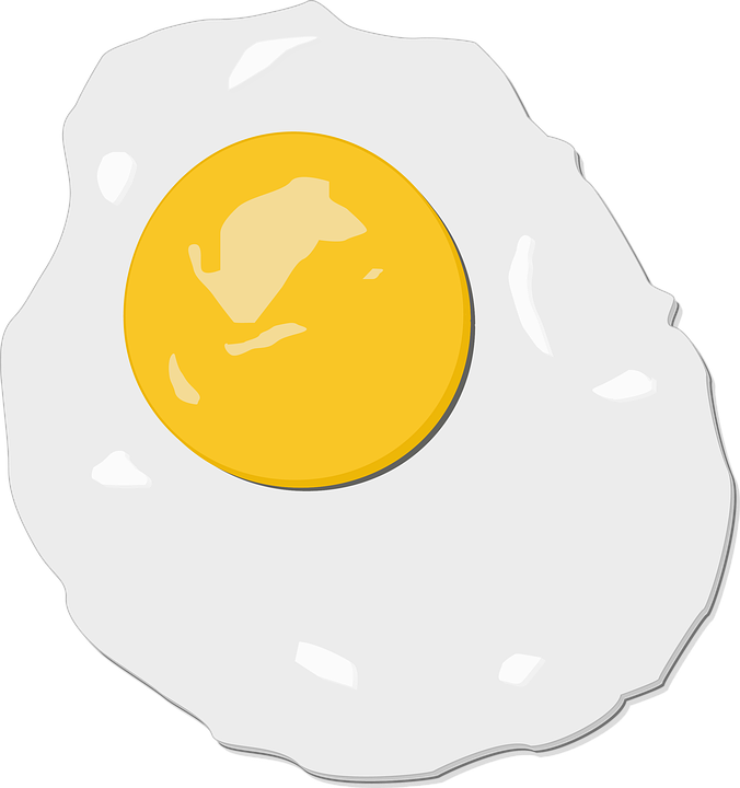 Ovo Frito Desenho Png (676x720), Png Download