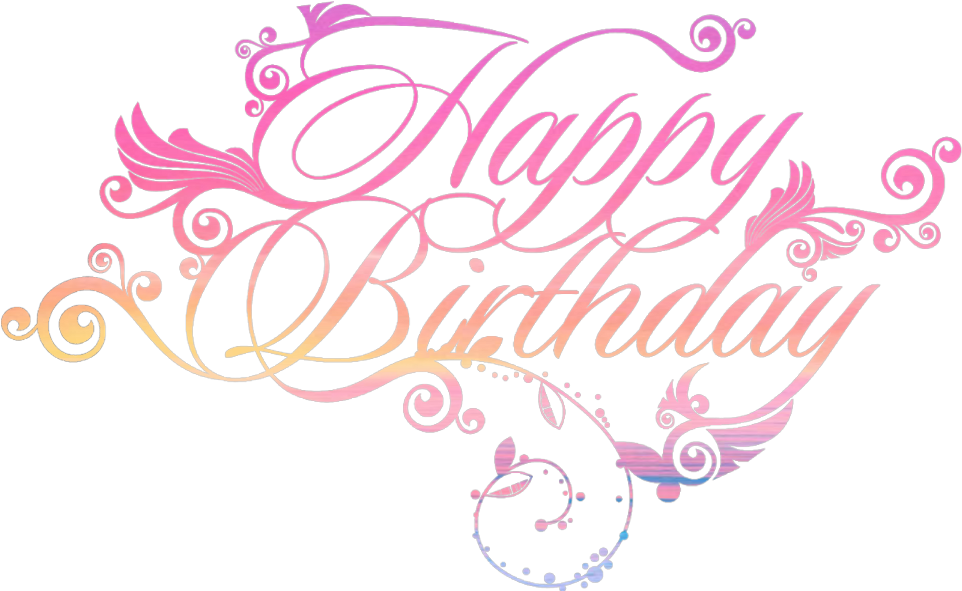 #happy #birthday #happybirthday #feliz #cumpleaños - Text Happy Birthday Png (1024x1024), Png Download