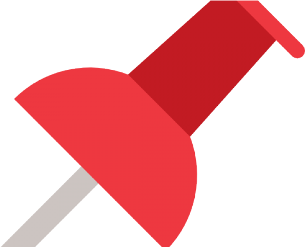 Thumb Tack Clipart Silver (640x480), Png Download