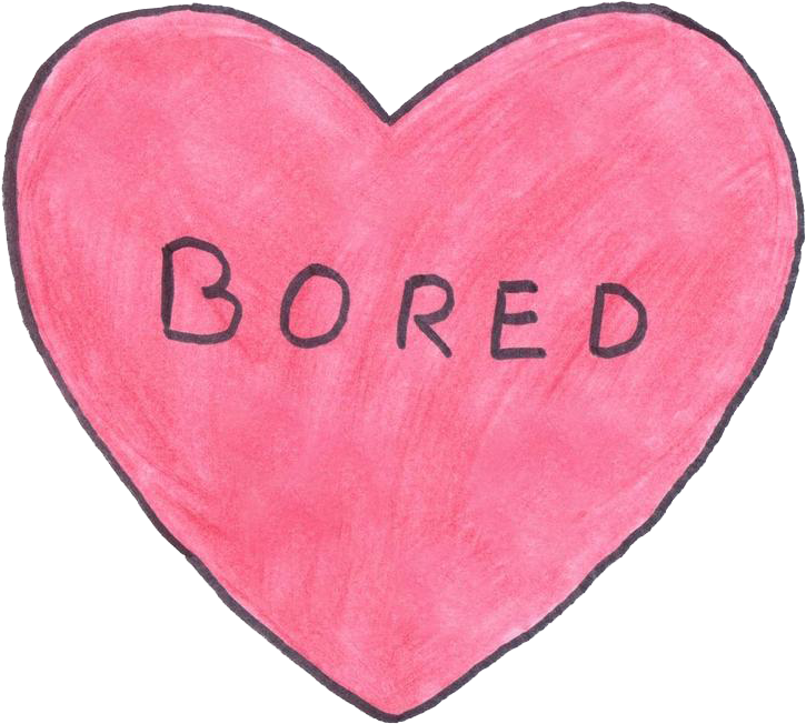 What To Do When You're Bored - Heart (800x740), Png Download