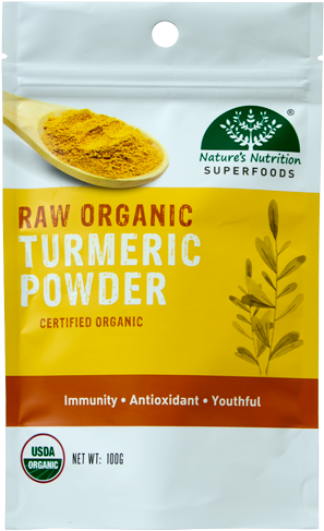 Natures Nutrition Turmeric Powder 100g - Nature's Nutrition Singapore (600x600), Png Download